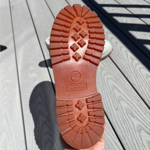 Timberland 6" Premium Waterproof Men's Boot - White And Gray, Gum Sole U… - Picture 10 of 11